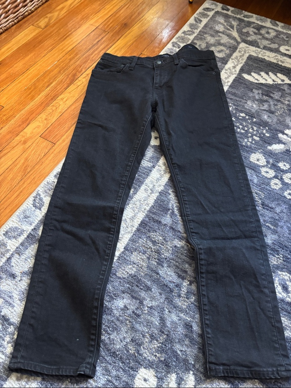 J. Crew Factory Men's Slim Jeans in Black